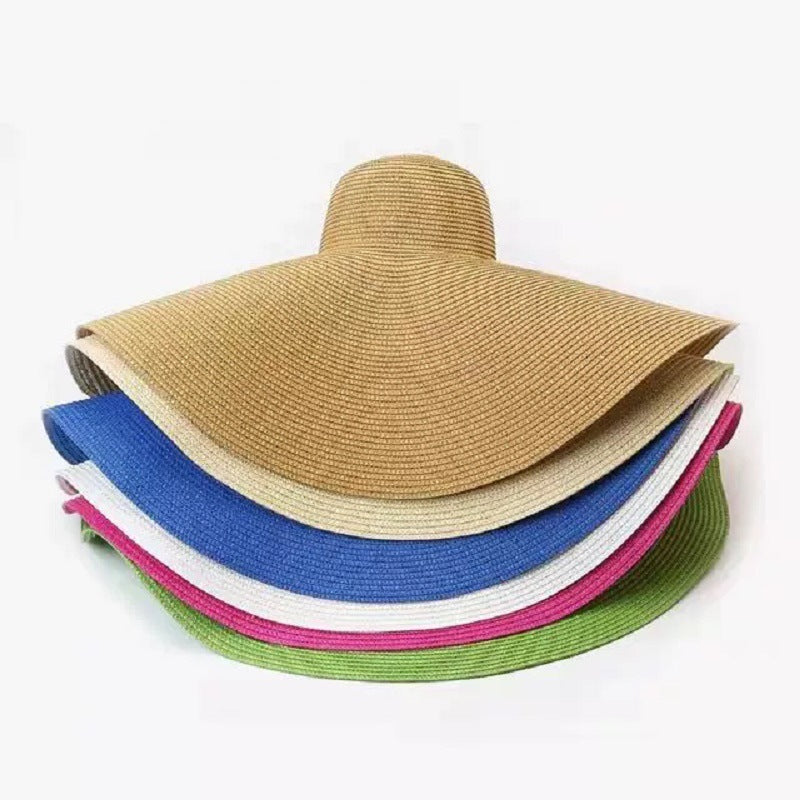 Seaside Beach Sun Hat Oversized Straw Hat
