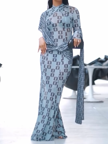 Cut Out-detail Maxi Dress