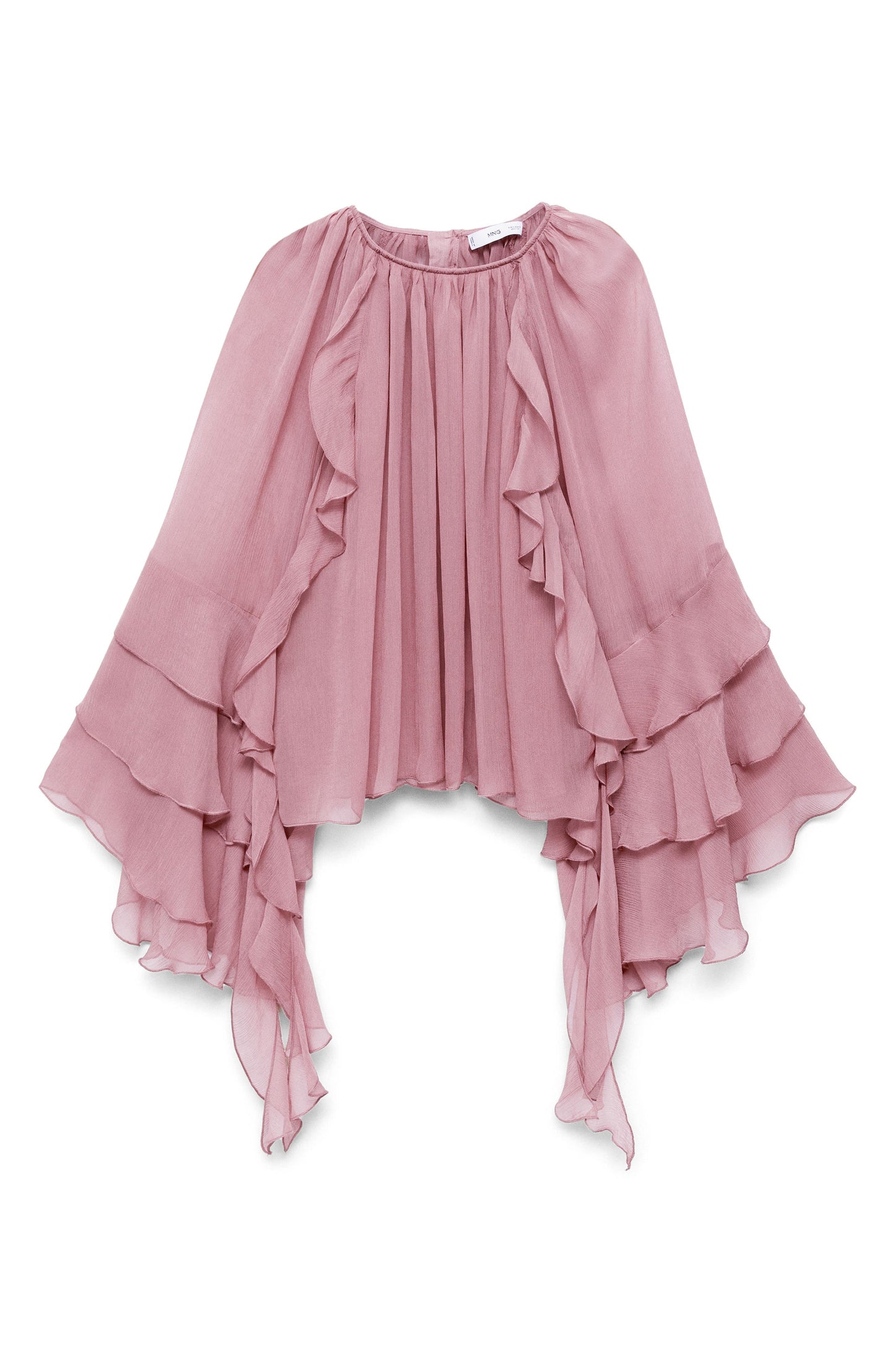 Ruffle Long Sleeve Top