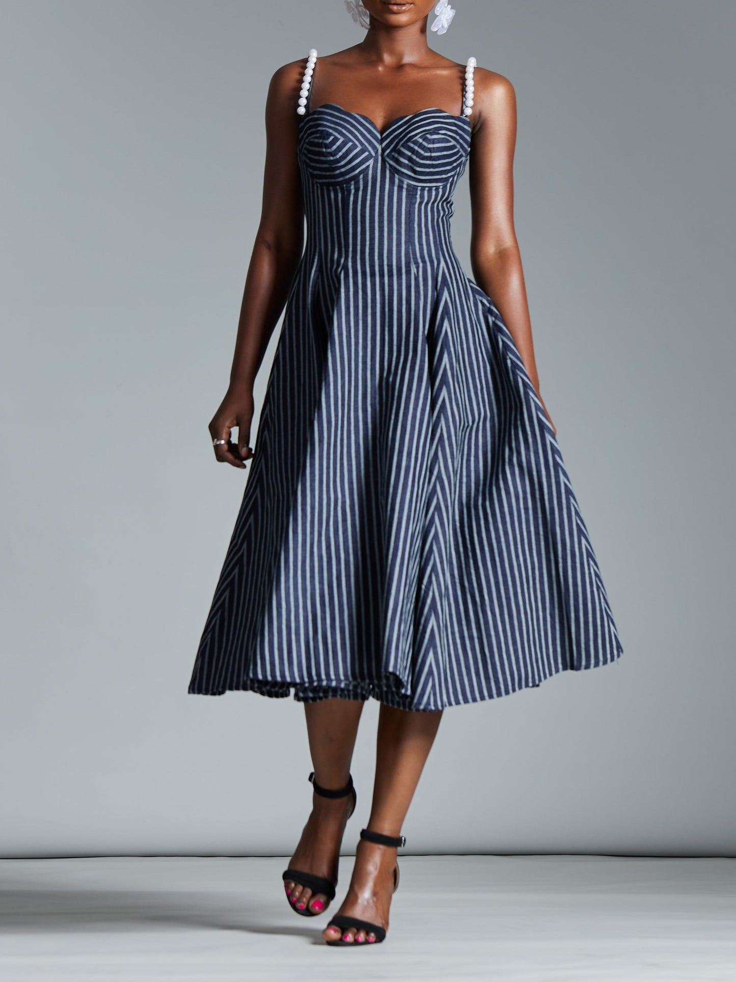 Corset-Style A-Line Dress