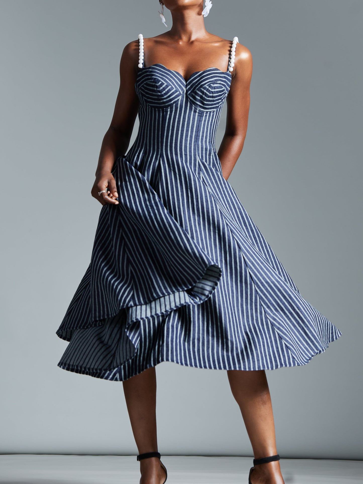 Corset-Style A-Line Dress