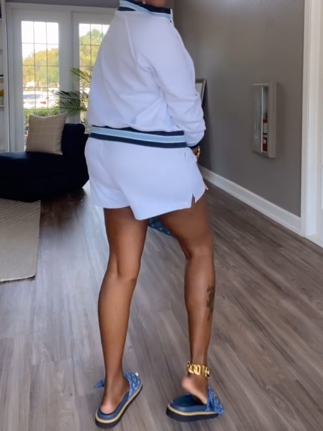 Casual Sexy Three Pieces Set