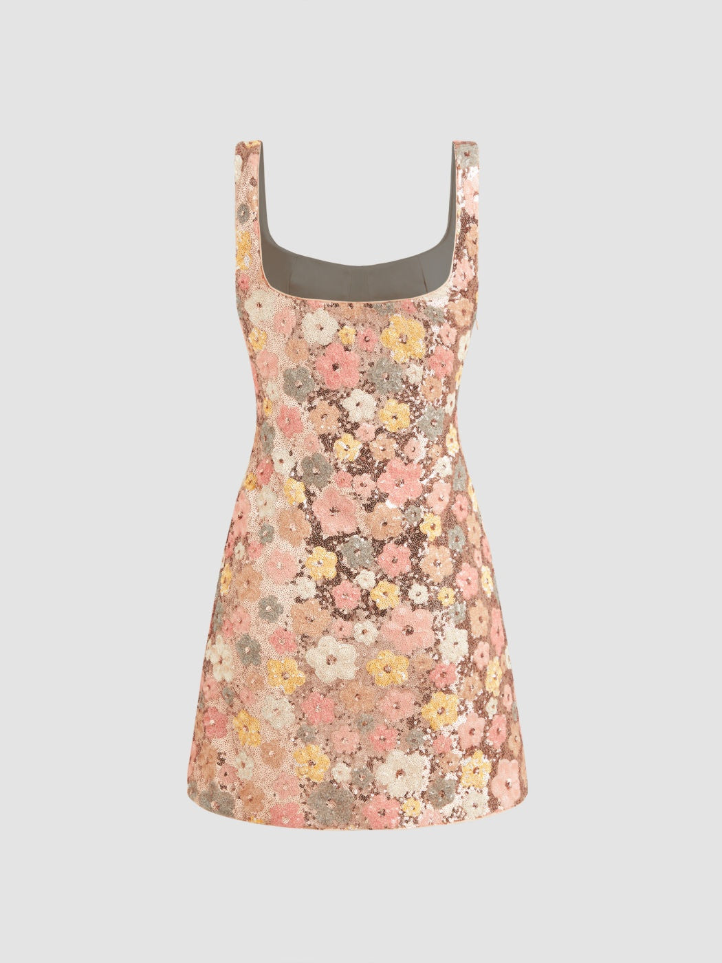 3D Sequin Multi Mini Dress