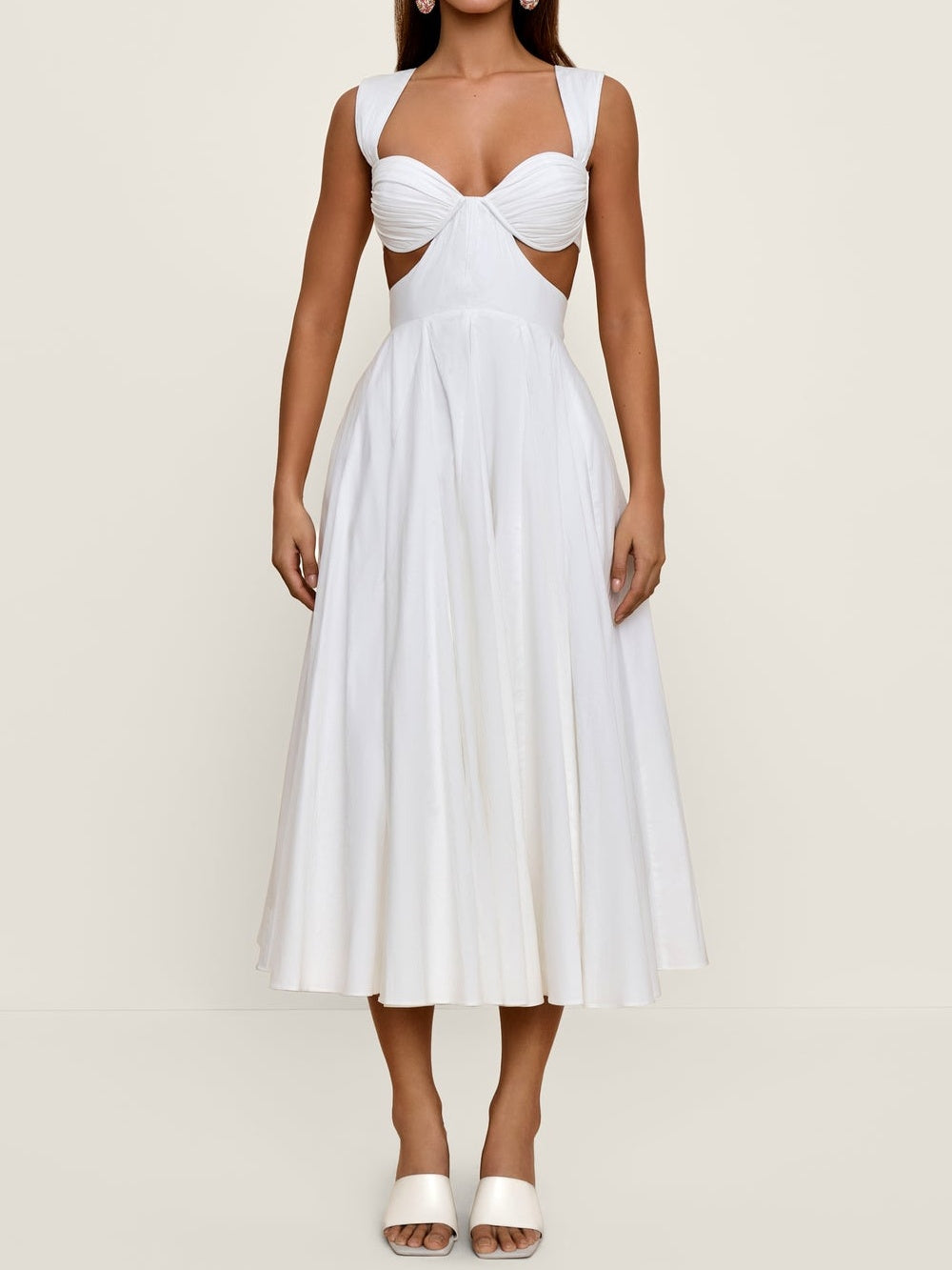 Knee Length A-line Voluminous Dress