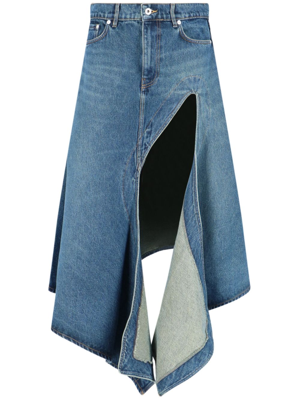 Asymmetric Maxi Skirt
