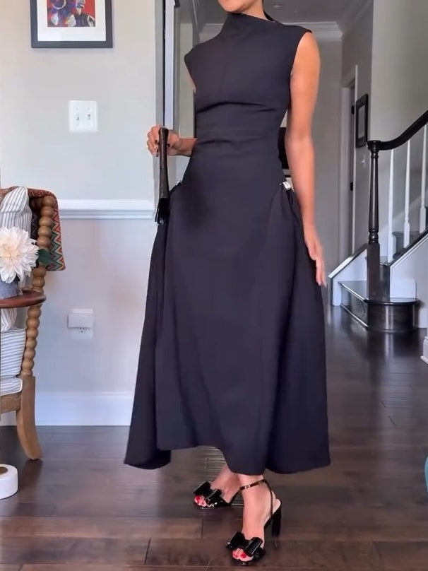 Paca Choker Sleeveless Maxi Dress