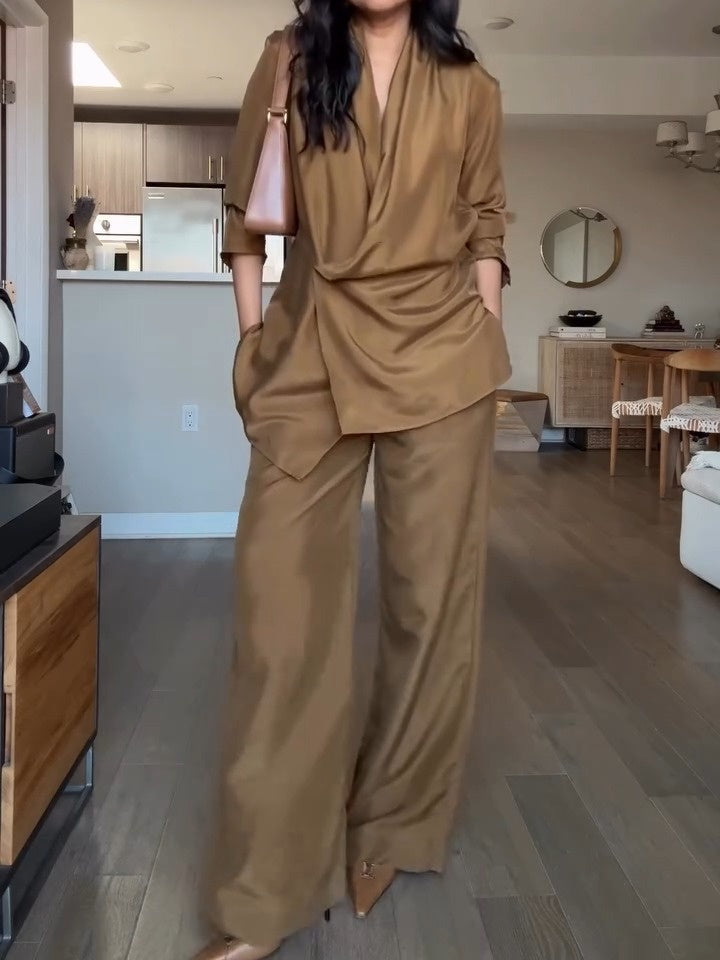 Relaxed Cotton Two Pieces Set
