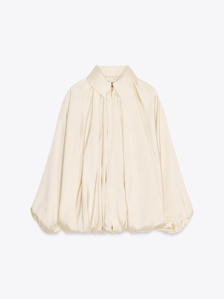 Puffed Bomber Jacket