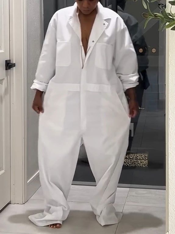 Vintage White Jumpsuit