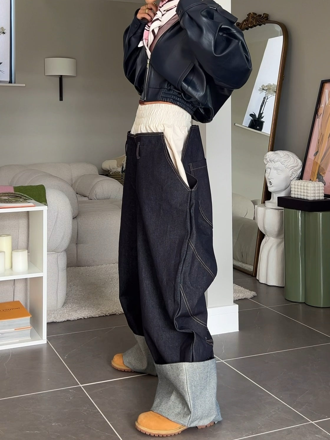 Premium Wide Leg Trouser Jeans