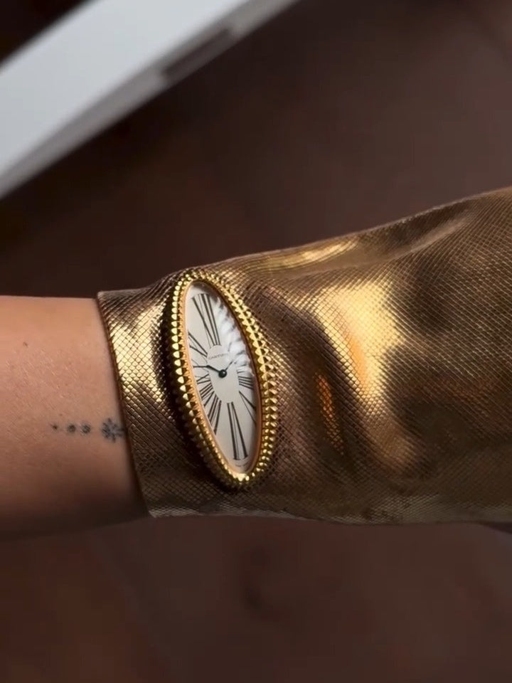 Metallic Gloves Watch