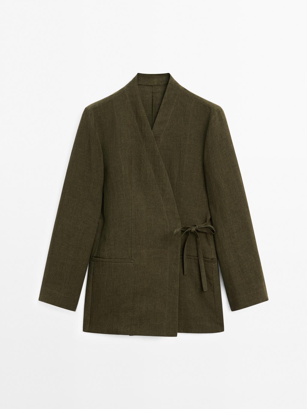 Belted Knit Cardigan Two Pieces Set