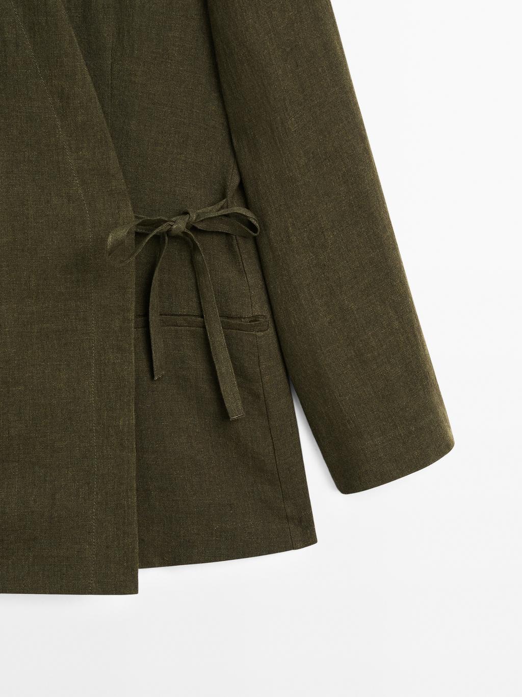Belted Knit Cardigan Two Pieces Set
