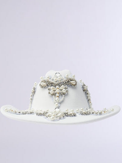 Statement Pearl Hat