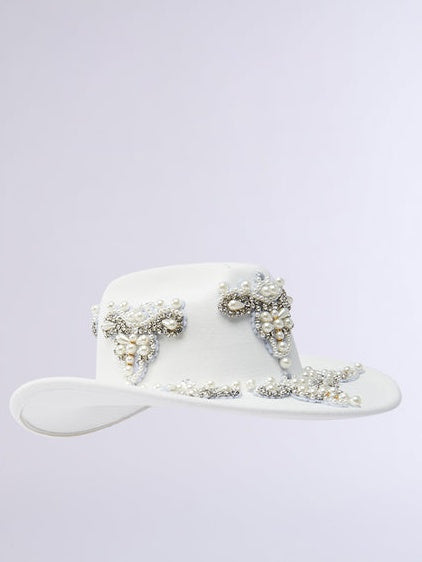 Statement Pearl Hat