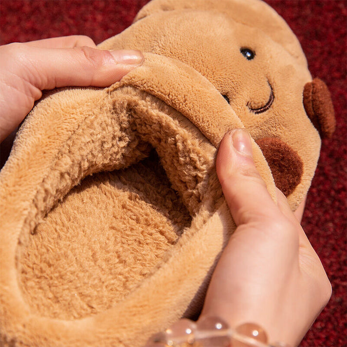 Fluffy Fuzzy Scuff Slippers