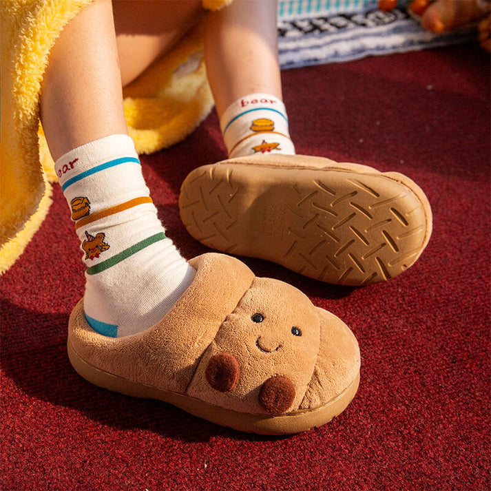 Fluffy Fuzzy Scuff Slippers