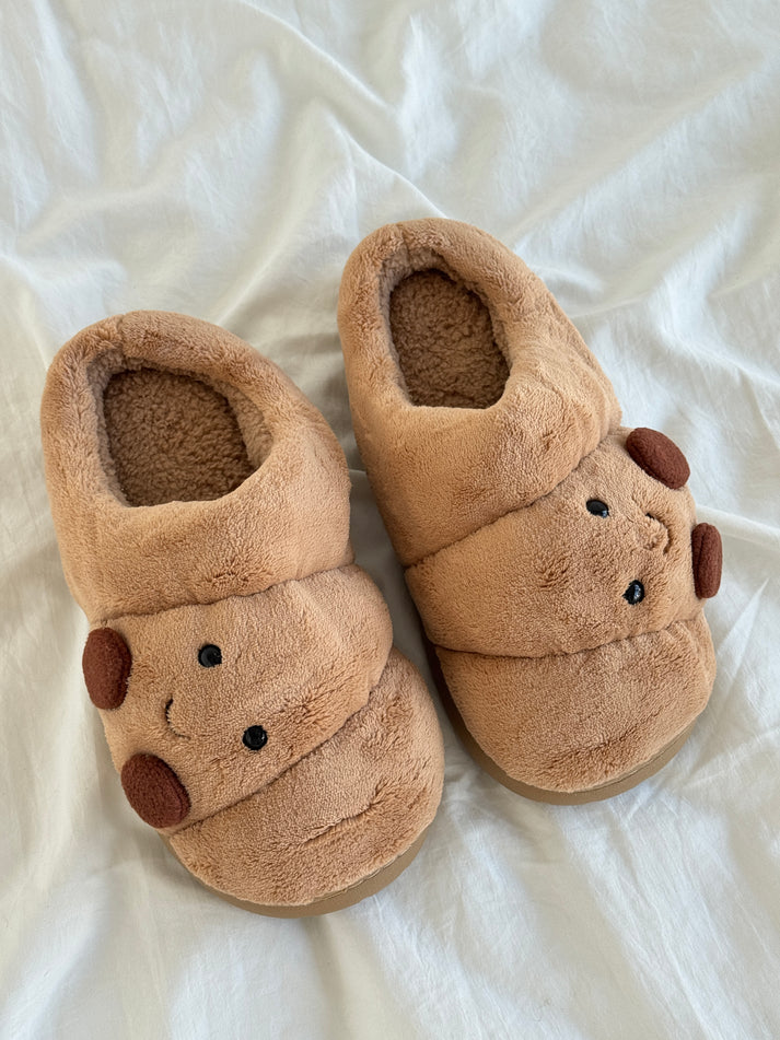 Fluffy Fuzzy Scuff Slippers