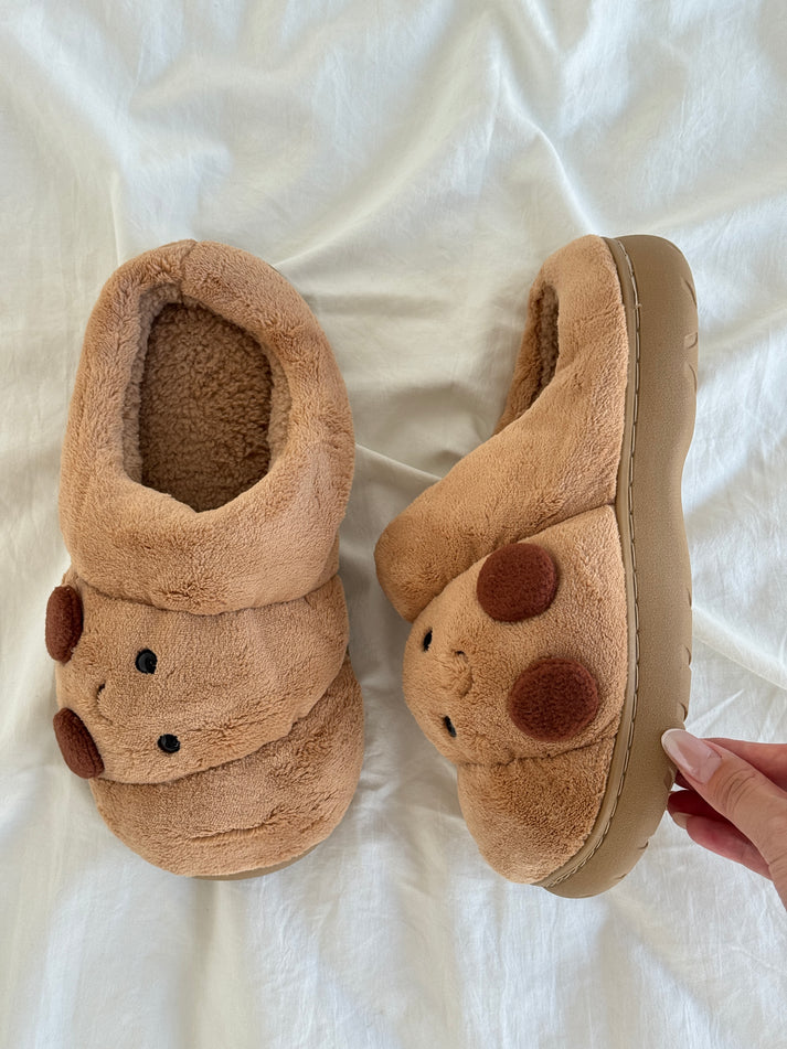 Fluffy Fuzzy Scuff Slippers