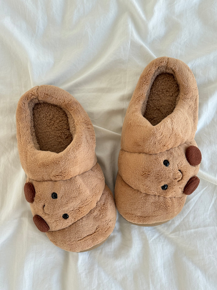 Fluffy Fuzzy Scuff Slippers