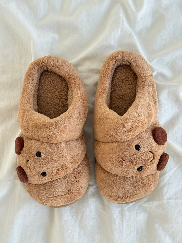 Fluffy Fuzzy Scuff Slippers