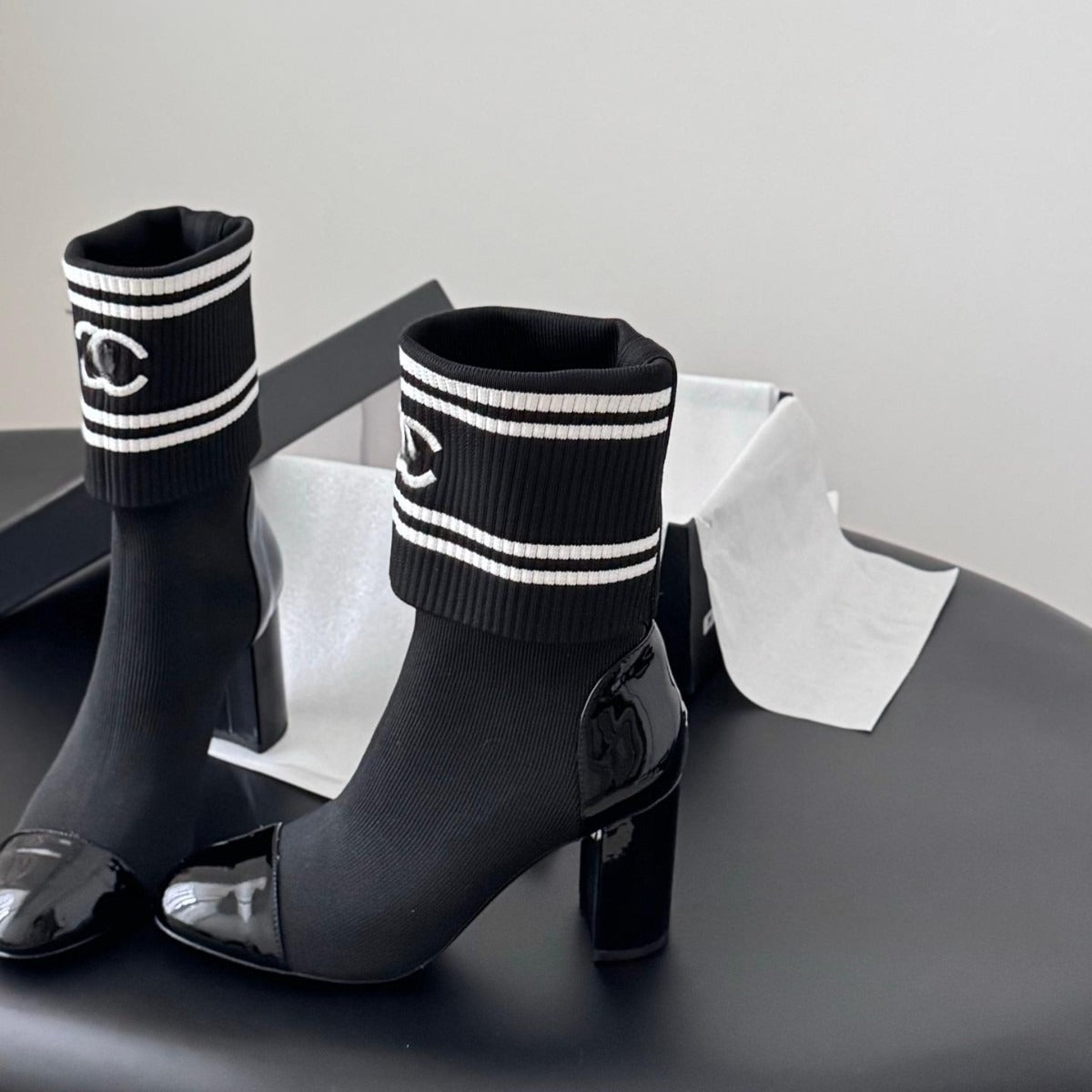 Double-C 80mm Ankle Boots