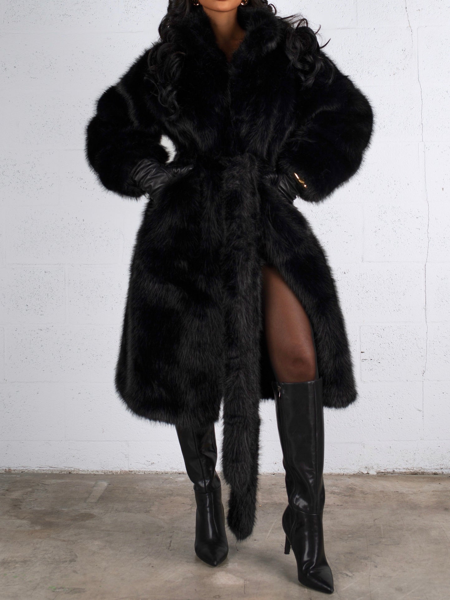 Luxury Instinct Faux Fur Coat