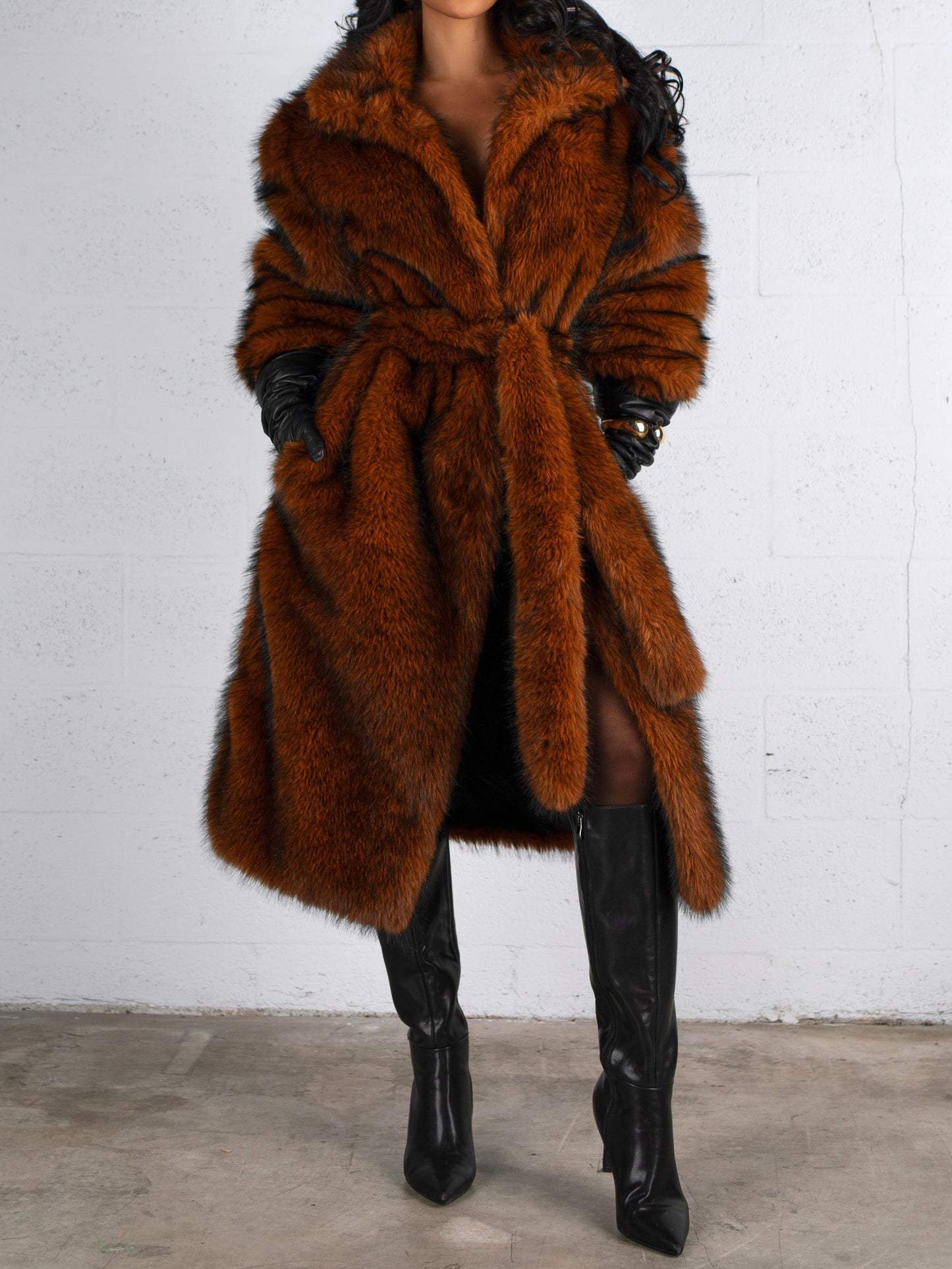 Luxury Instinct Faux Fur Coat