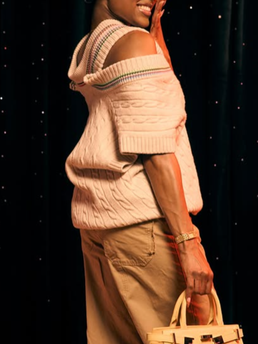 Cable Knit Wool-blend Vest