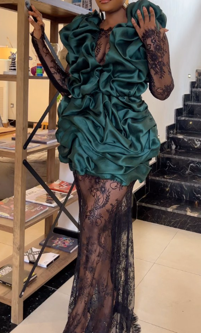 The Fab Lace Stylish Gown