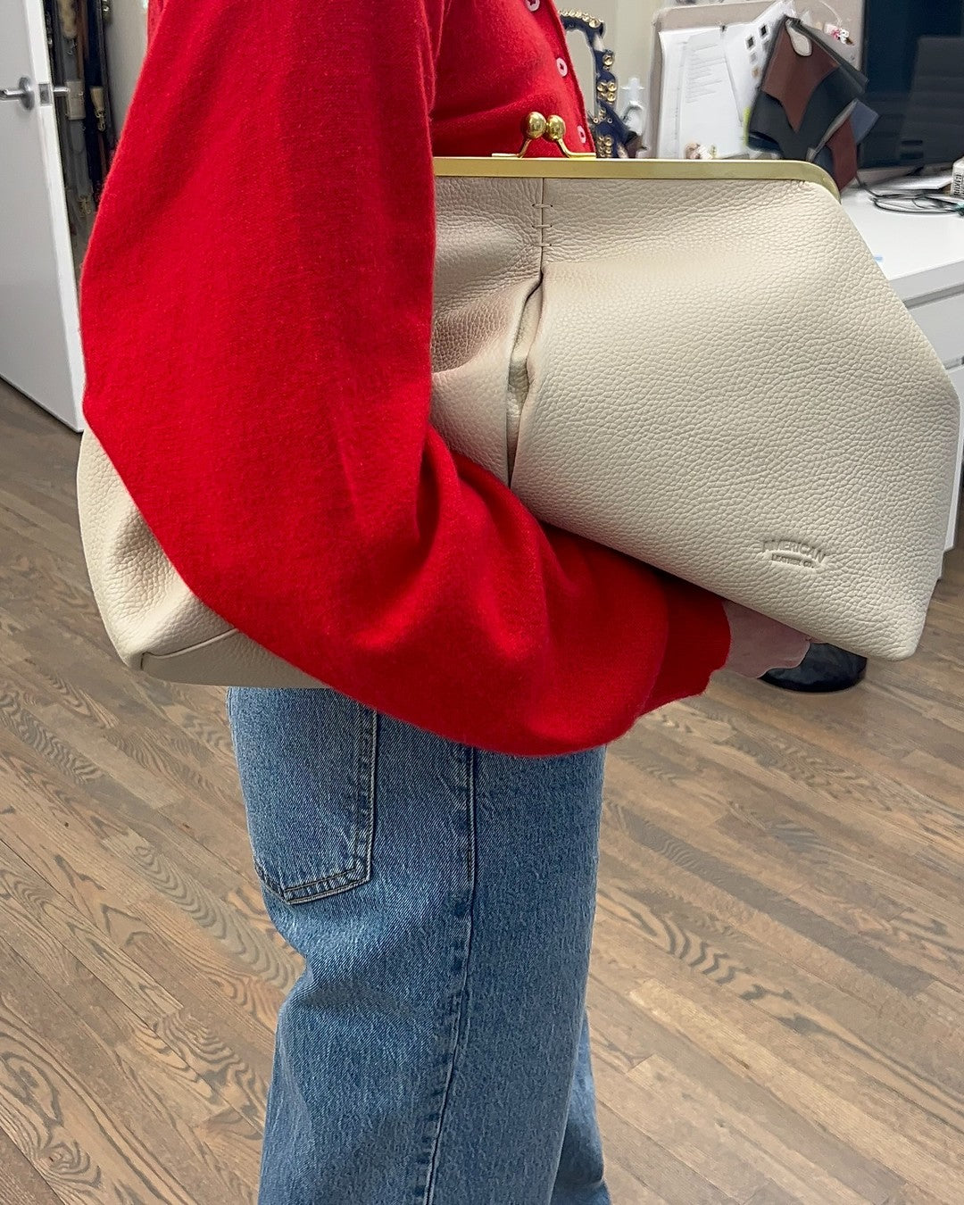 Large Kisslock Frame Bag