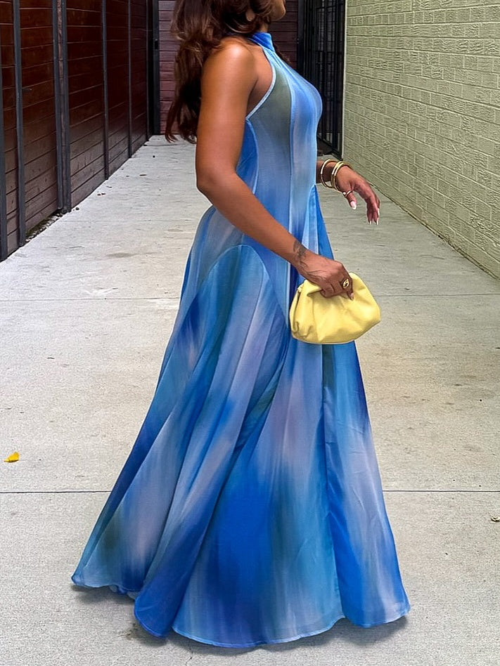 Mesmerizing Chiffon Maxi Dress