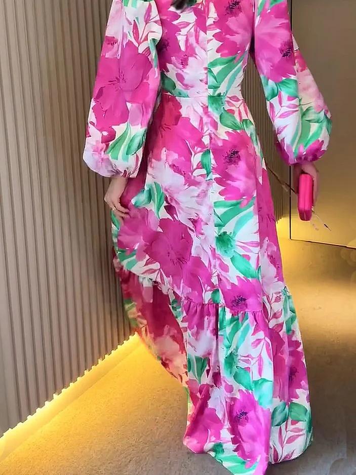 Resort Style Printed Maxi Dress