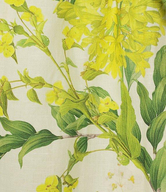 Floral Off-the-Shoulder Puff Sleeve Sweetheart Neck Maxi Dress