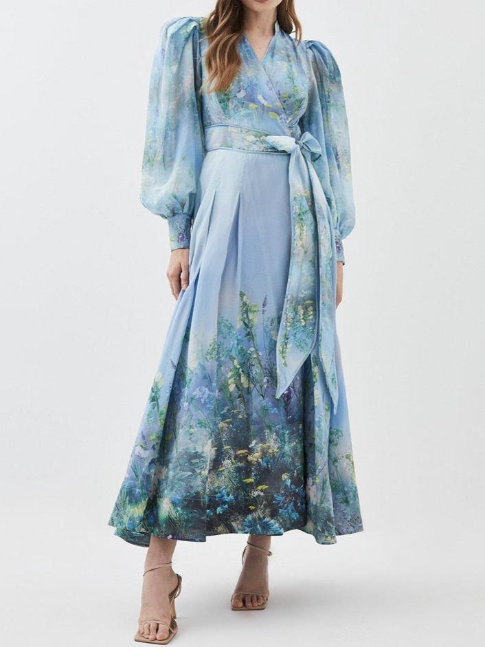 Scenic Floral Maxi Dress