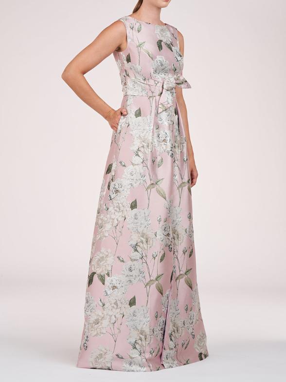 Mindful Printed Maxi Event Dress