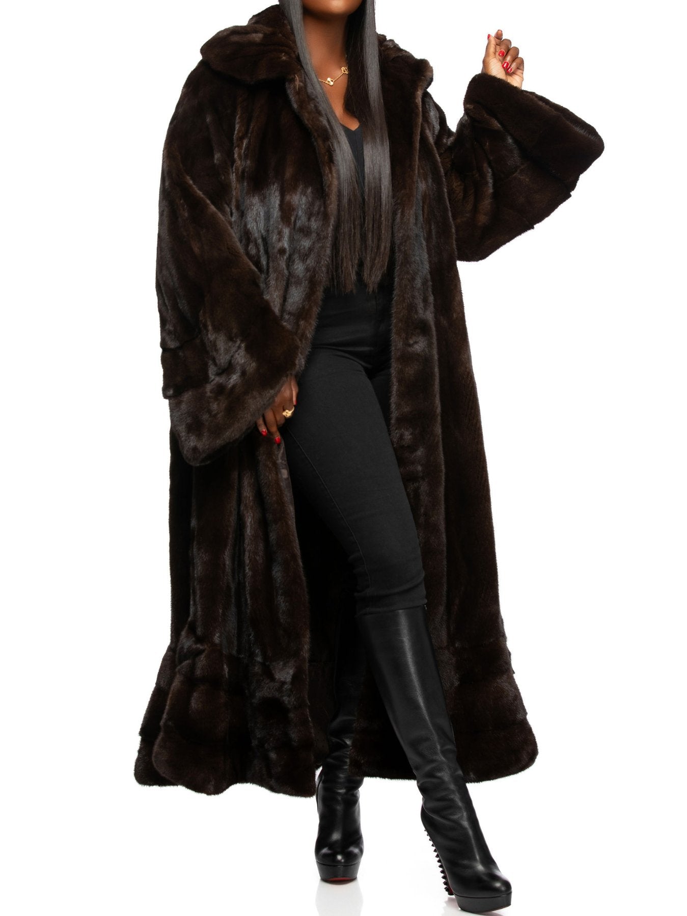 Eco-Friendly Full-Length Swing Mink