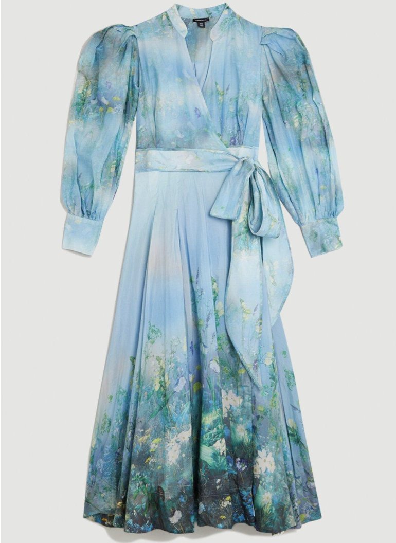 Scenic Floral Maxi Dress