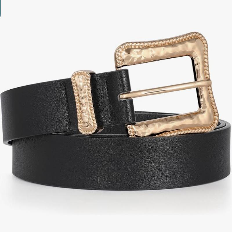 Plus Size Women's Leather Belt For Jeans Pants