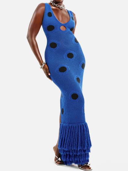 Forest Knit Maxi Dress