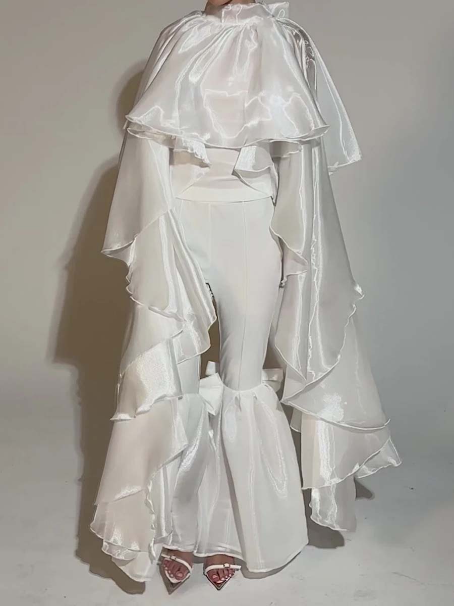 Sexy Satin Loose Pouch Top