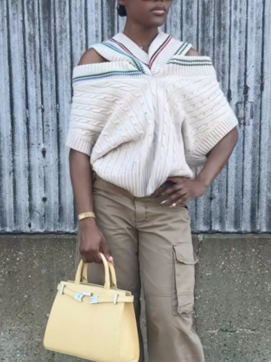 Cable Knit Wool-blend Vest