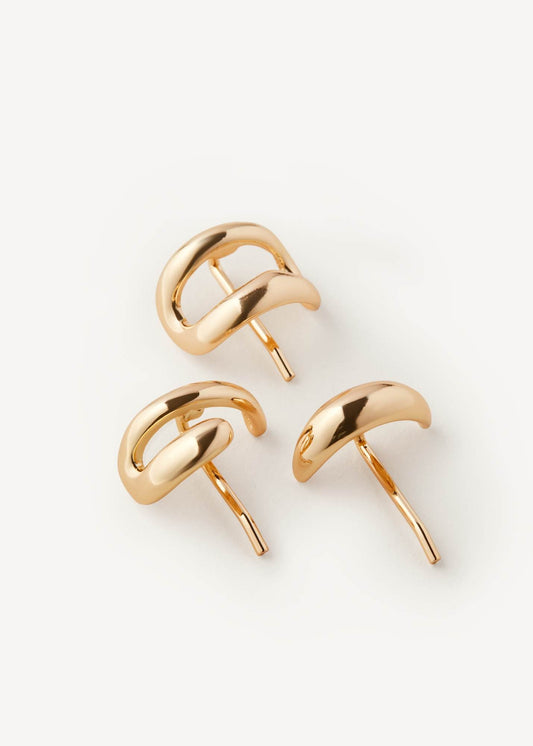 Gold Hair Cuffs