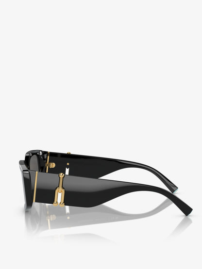 Rectangle-frame Acetate Sunglasses