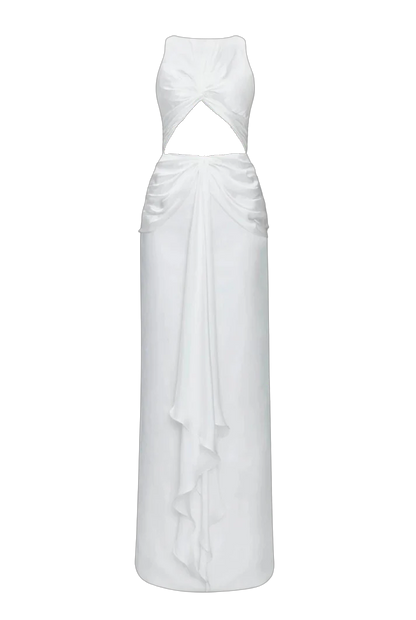 White Elegant Maxi Dress