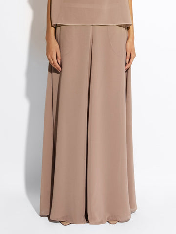 Lightweight Wide Leg Pant With Pockets