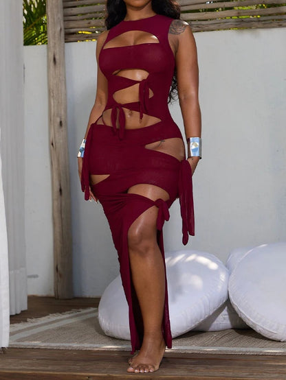 Double Mesh Sexy Dress