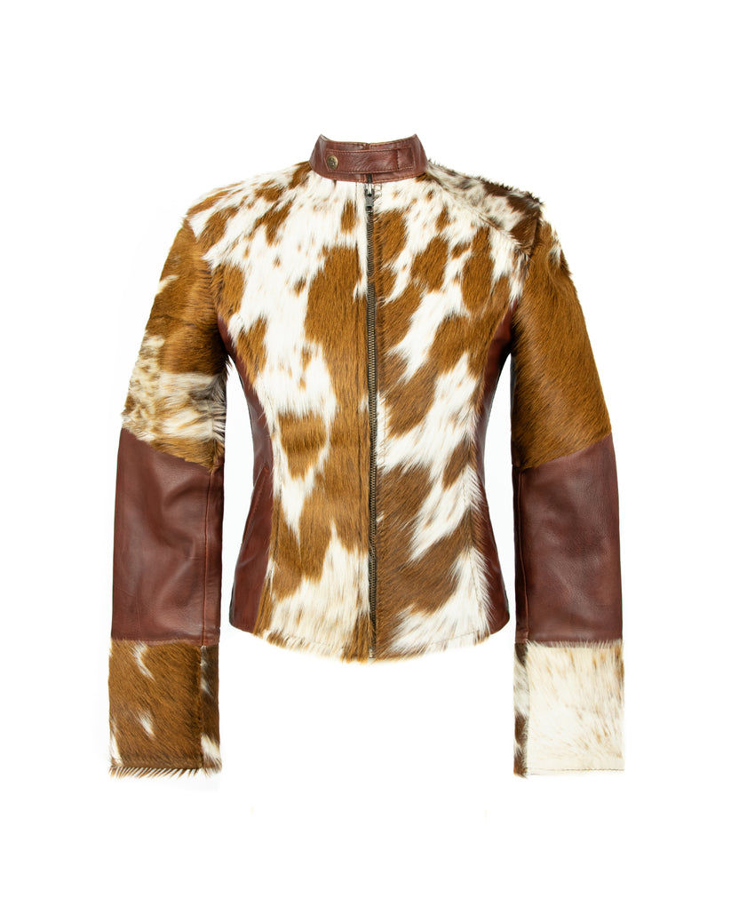 Boxy-fit Leather Corset & Jacket