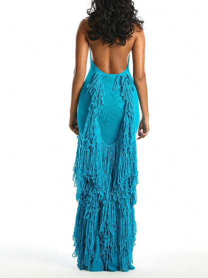 Tassel Knit Gown