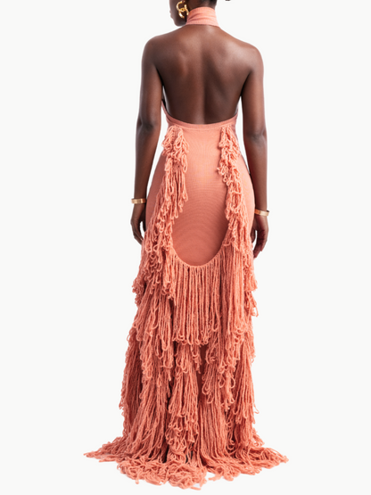 Tassel Knit Gown